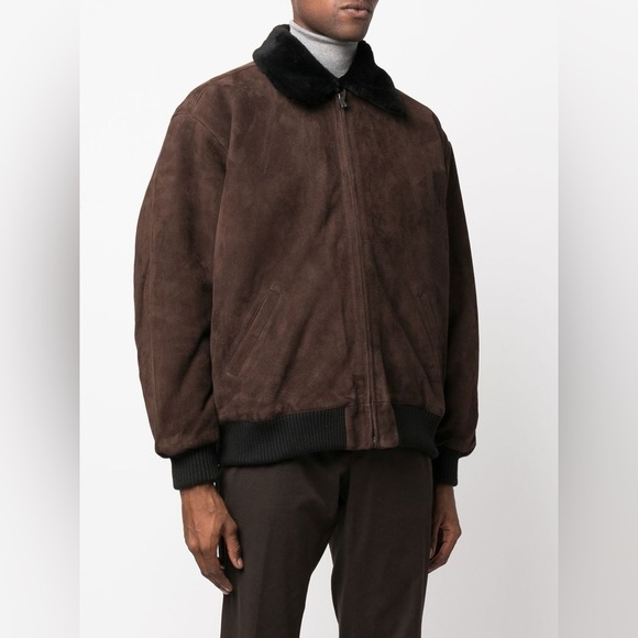 Levi's: Made & Crafted Suede Bomber Jacket - Picture 11 of 13